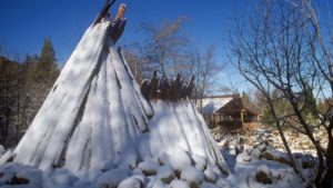 Tepee and Kitchen, Winter