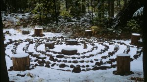 Labyrinth in Winter